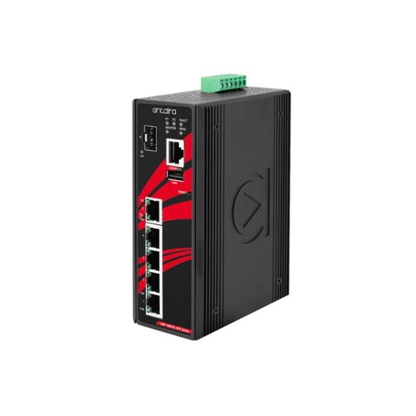 6-Port Industrial Gigabit PoE+ Light Layer 3 Managed Ethernet Switch